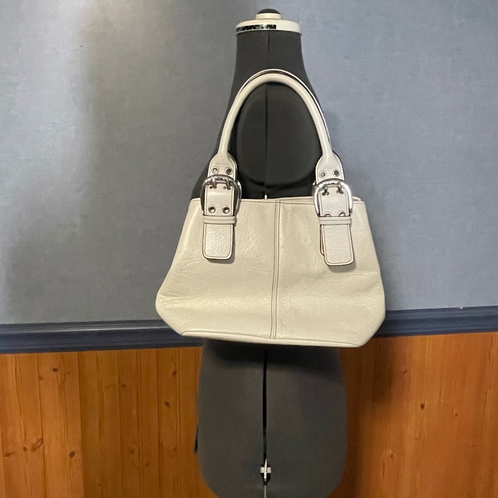 EUC White Tignanello handbag